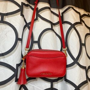 Red Michael Kors bag